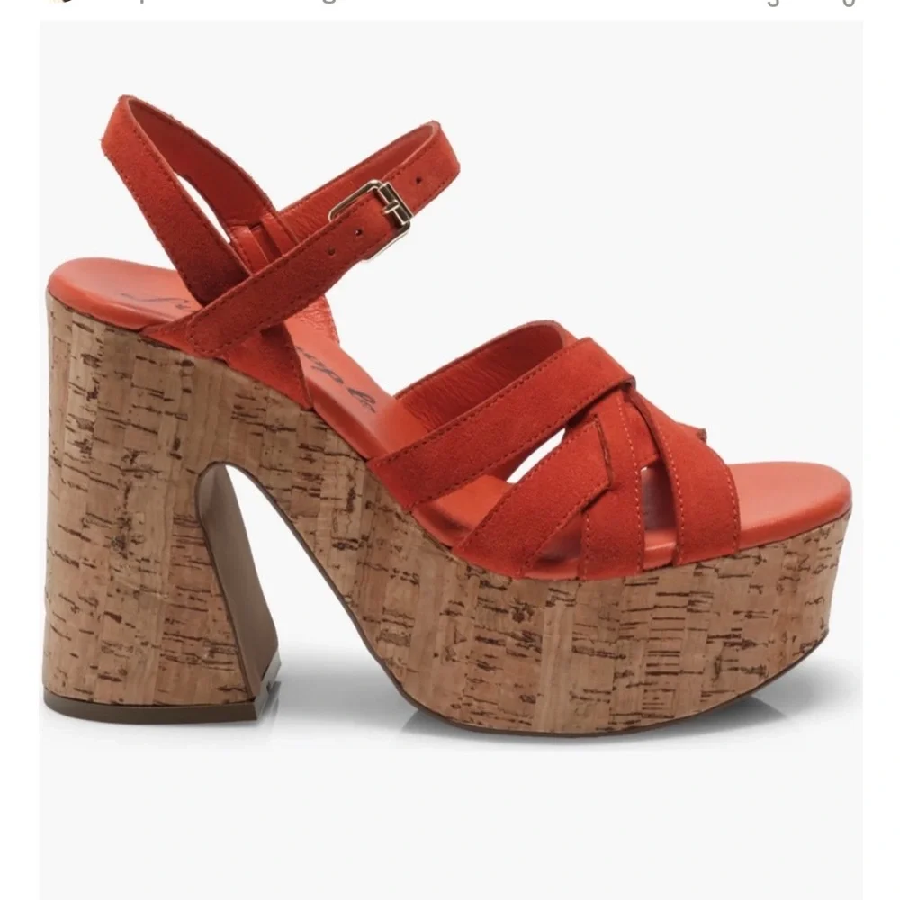 Free People Lisbon Platform Sandal Size 36 - Picture 4 of 8